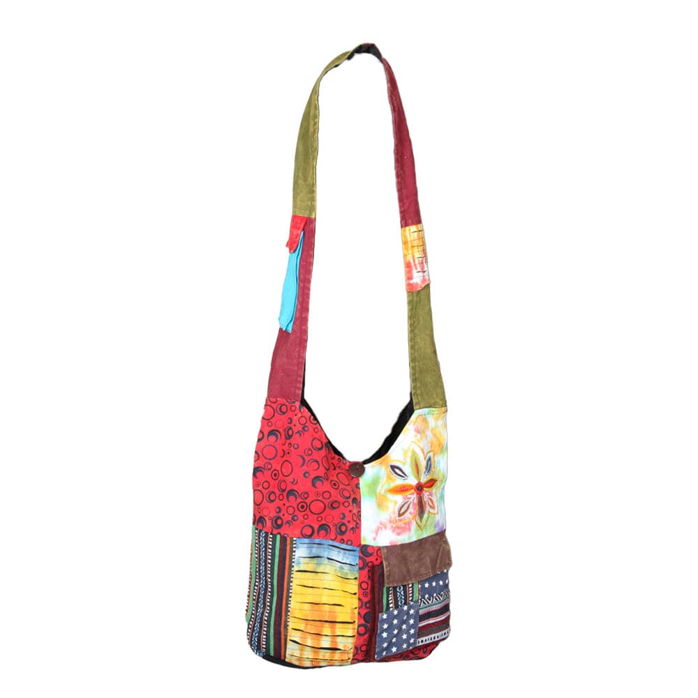 Patchwork shoulder bag sale