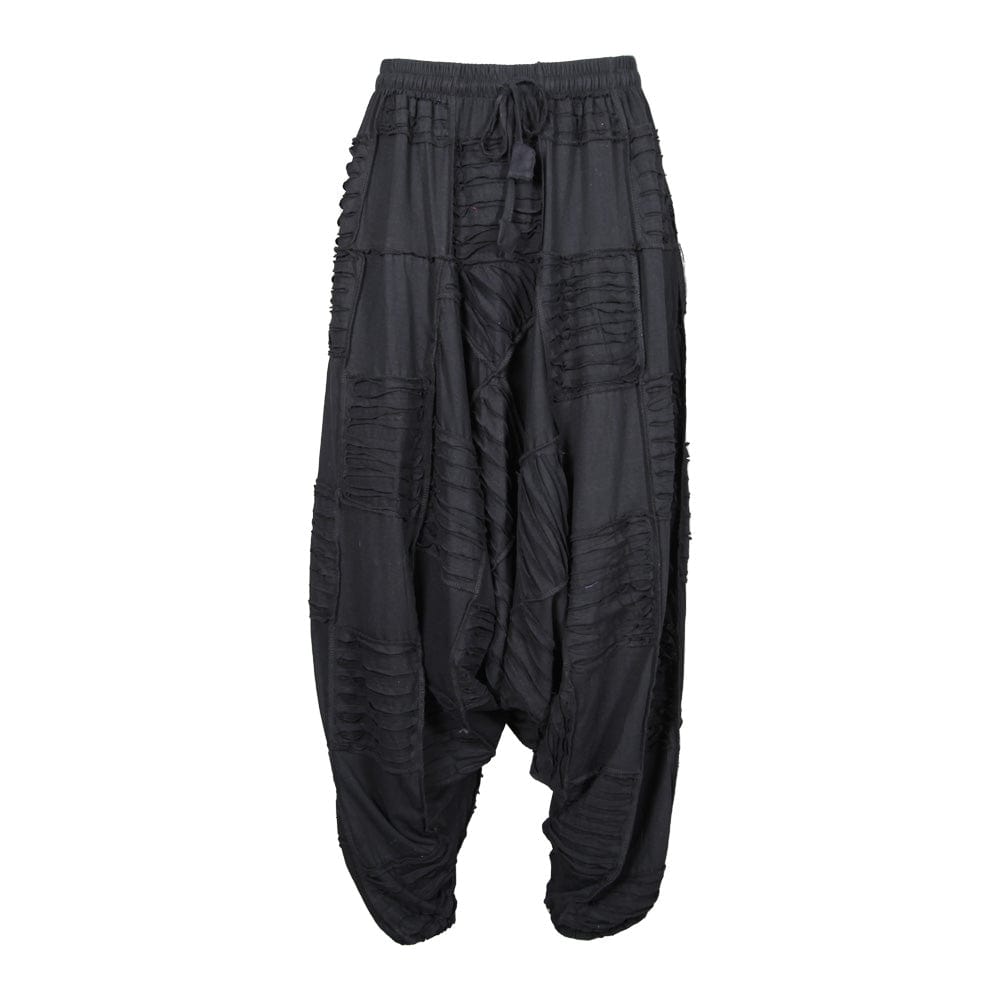 Men s Razor Cut Drop Crotch Harem Pants