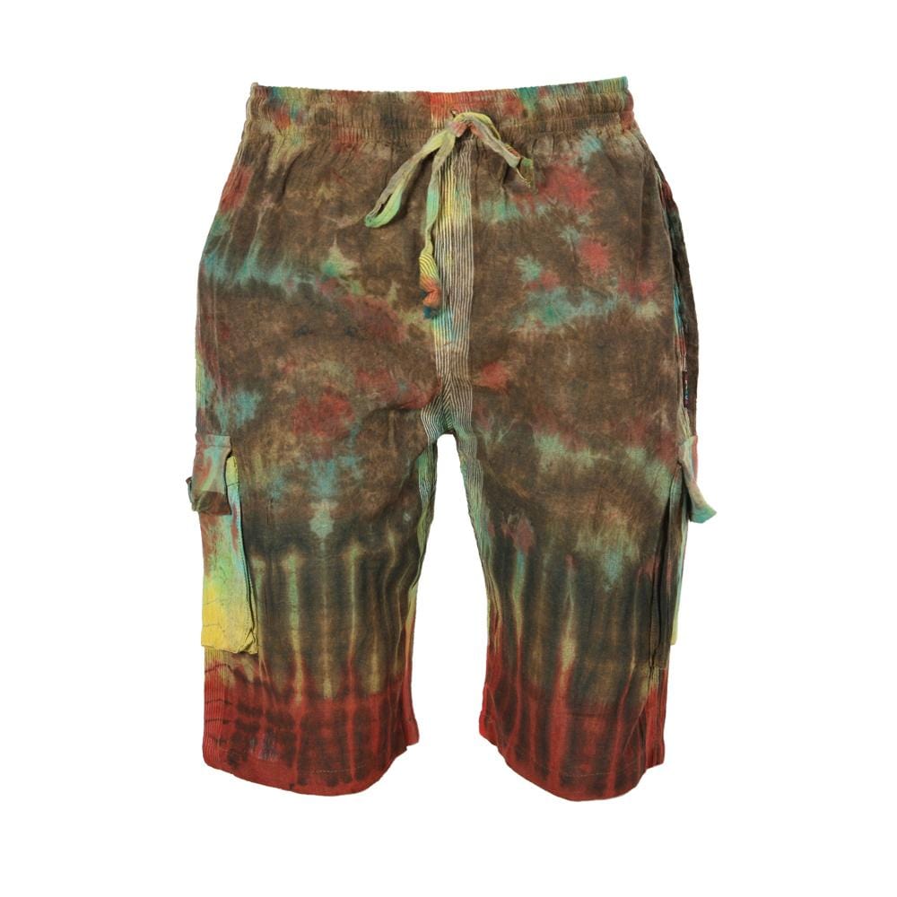 Tie dye hot sale cargo shorts