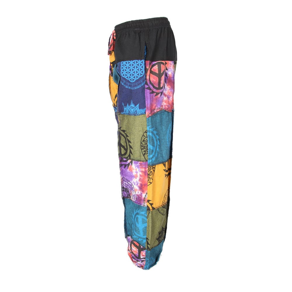 Men's Patchwork Jogger Harem Pants