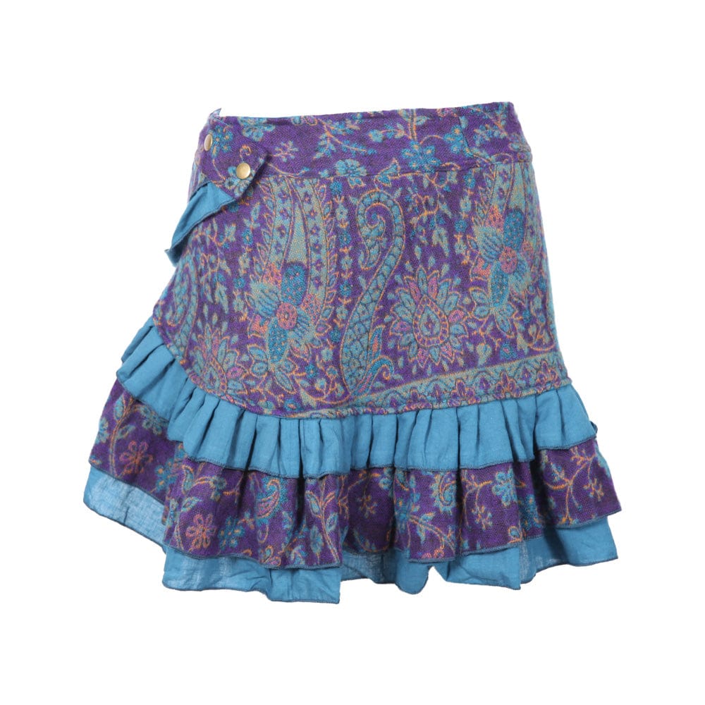 Fleece Frill Popper Skirt