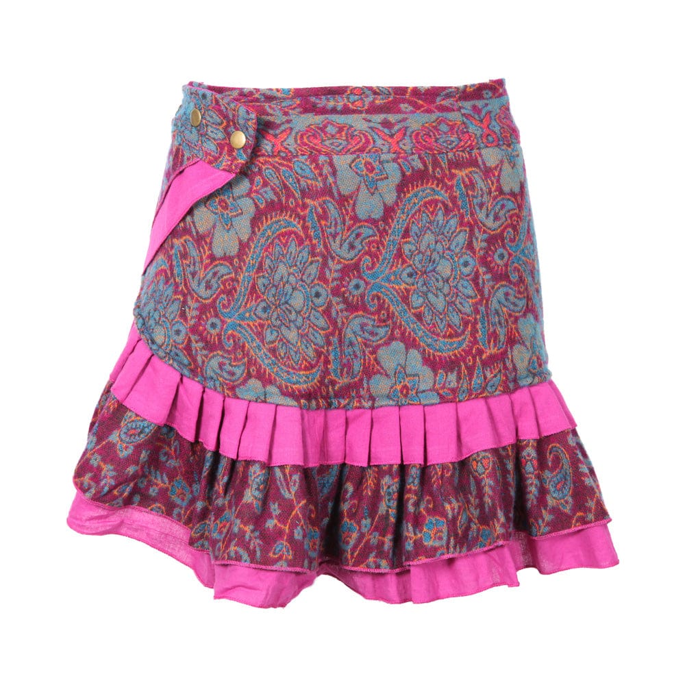 Fleece Frill Popper Skirt