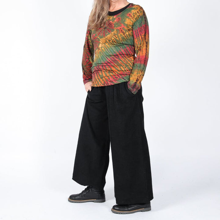 Corduroy Palazzo Trousers