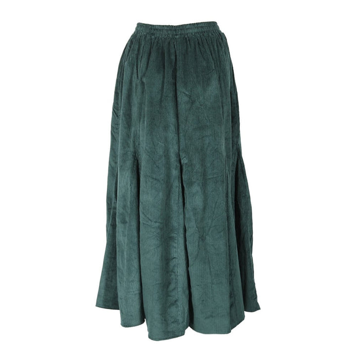 Chunky Cord Long Winter Skirt