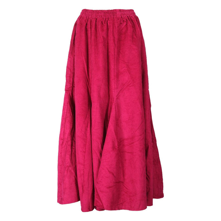 Chunky Cord Long Winter Skirt