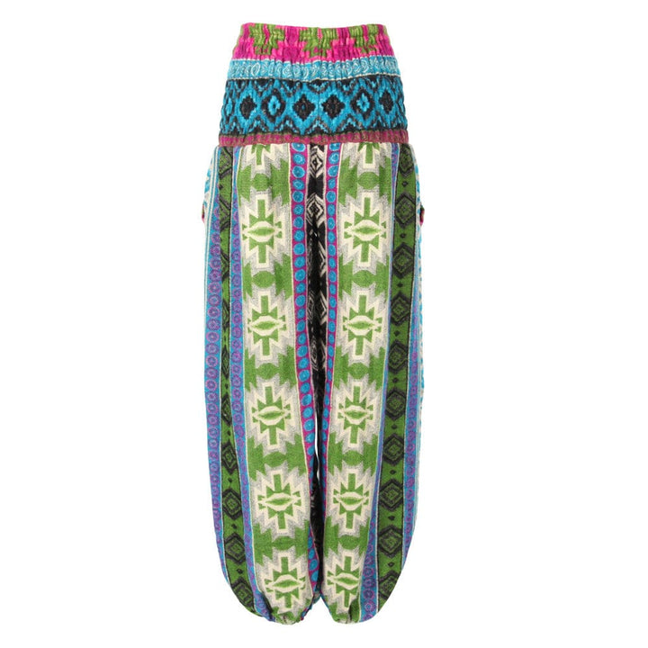 Geometric Fleece Genie Trousers