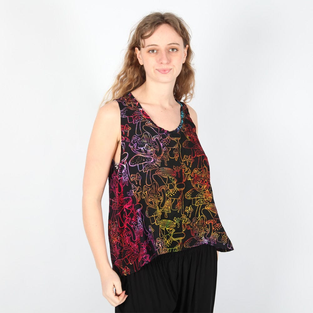 Mystic Mushroom Twist Back Top