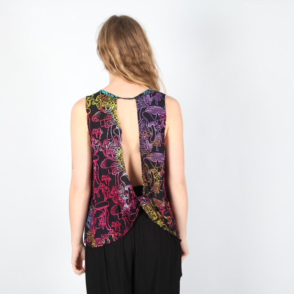 Mystic Mushroom Twist Back Top