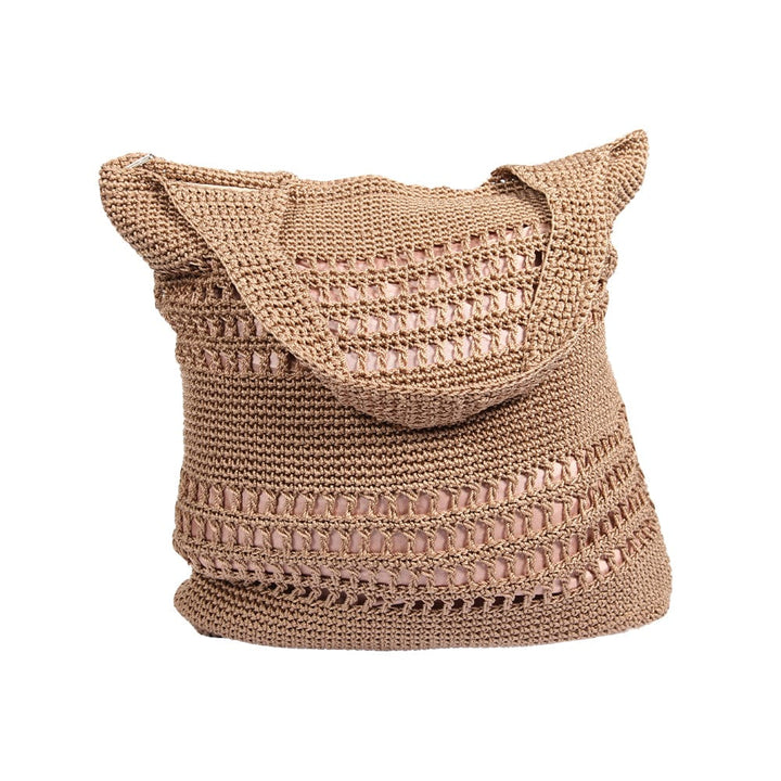 Large Woven Boho Shoulder Bag