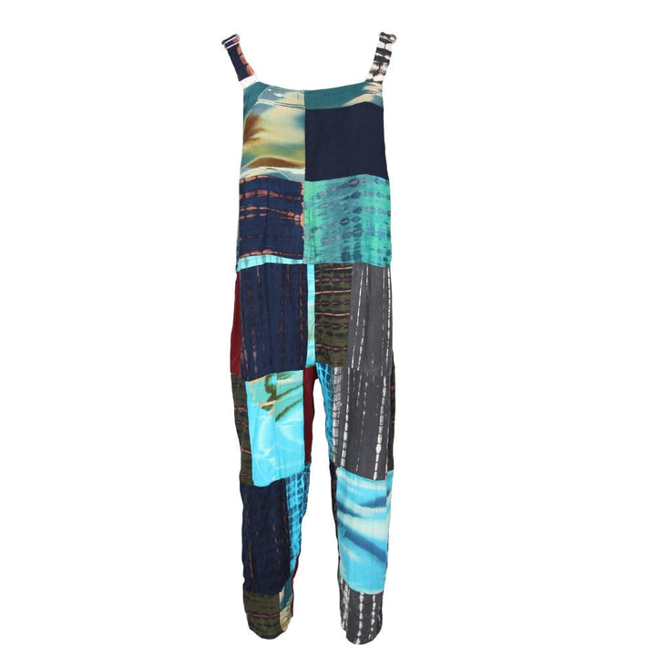 Men's Bali Patchwork Dungarees