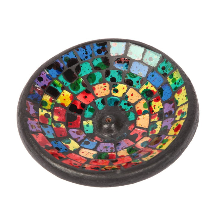 Rainbow Mosaic Incense Stick Holder