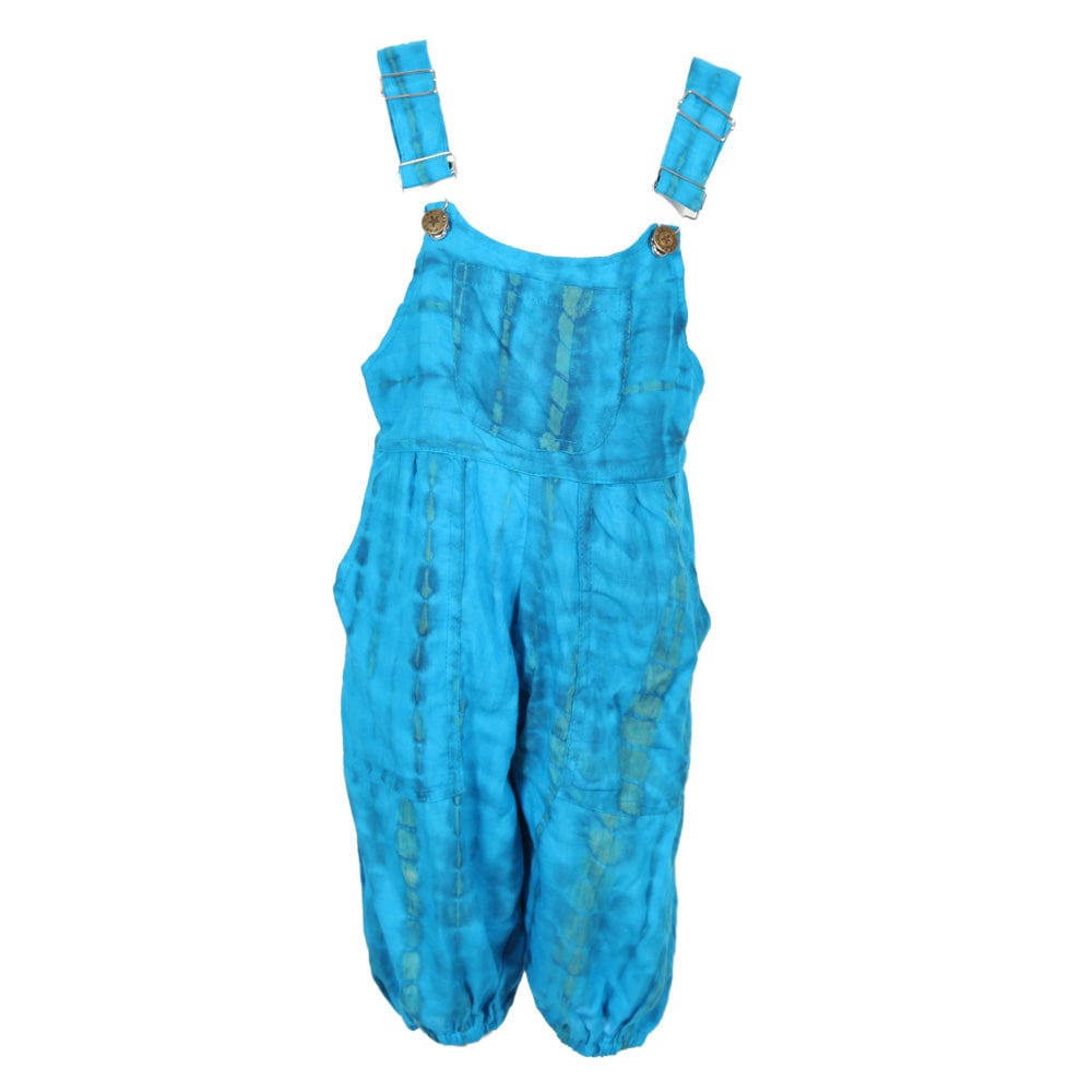 Kids Tie Dye Dungarees