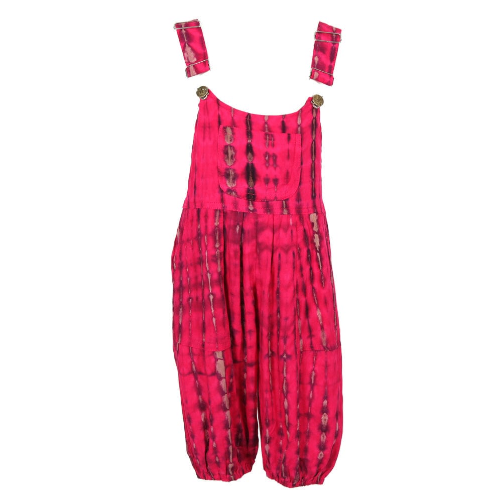 Kids Tie Dye Dungarees