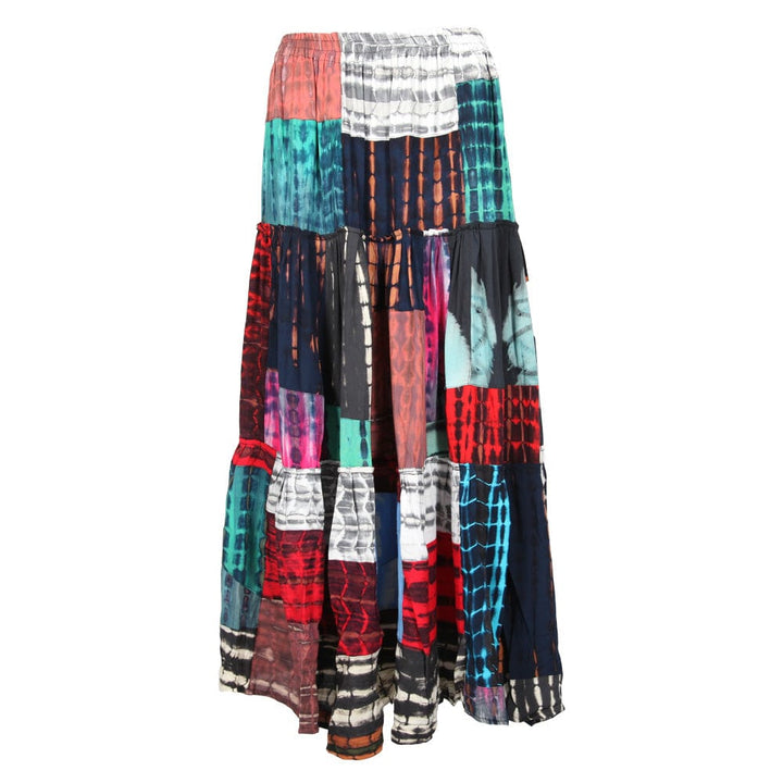 Bali Patchwork Maxi Skirt