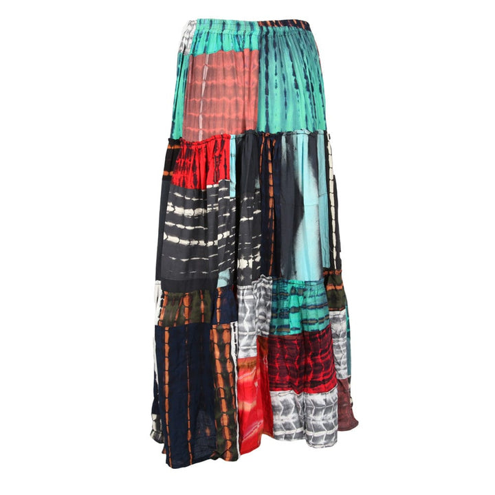 Bali Patchwork Maxi Skirt