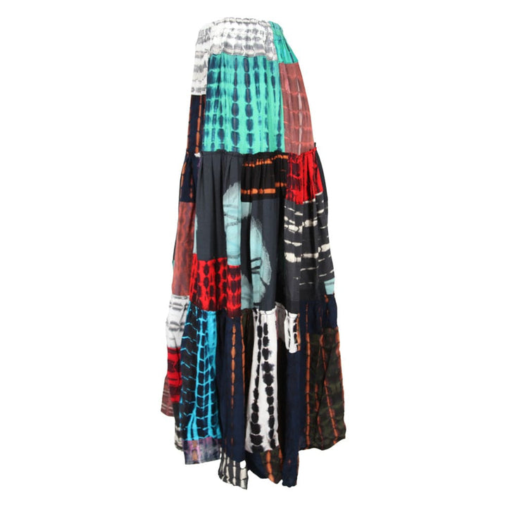 Bali Patchwork Maxi Skirt