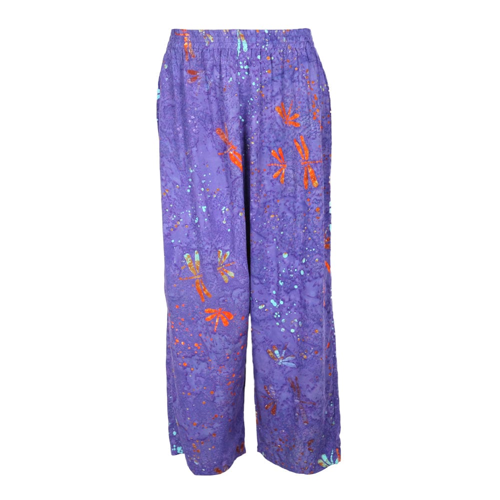 Men's Dragonfly Batik Print Trousers