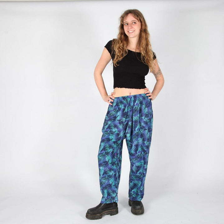 Feather Print Bali Trousers