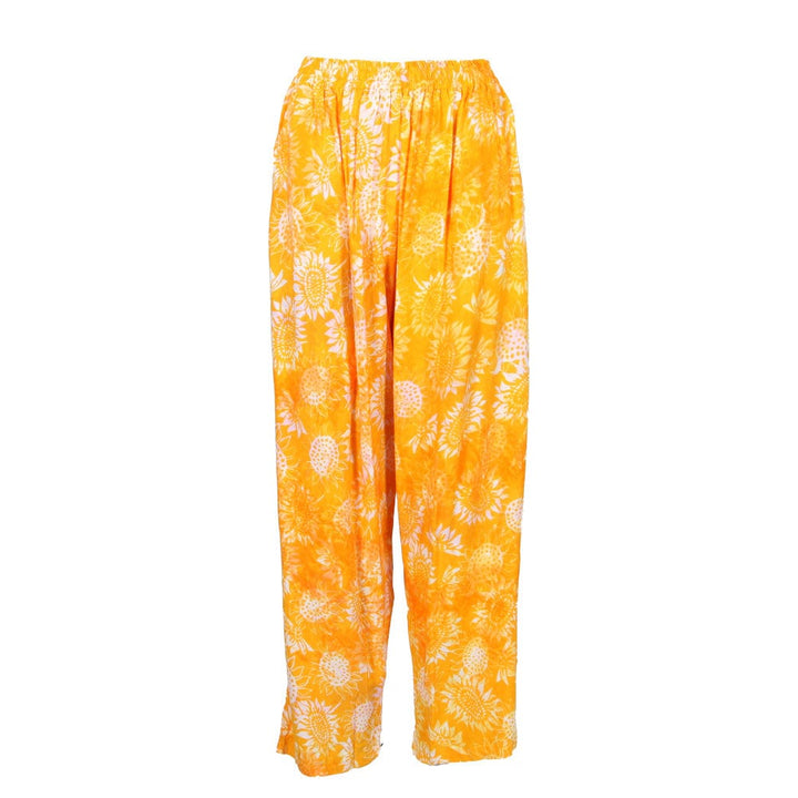 Bali Sunflower Print Trousers