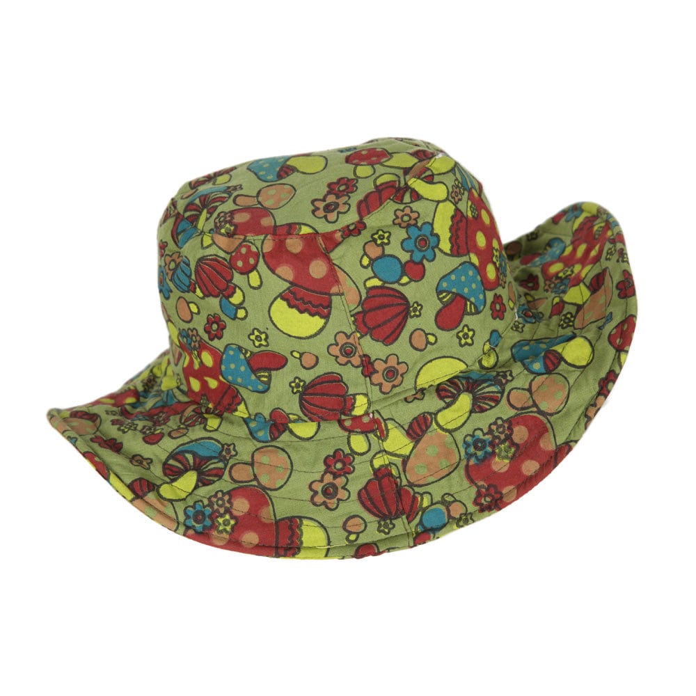 Mushroom Print Sun Hat