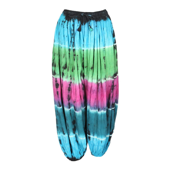 Vibrant Tie Dye Genie Pants