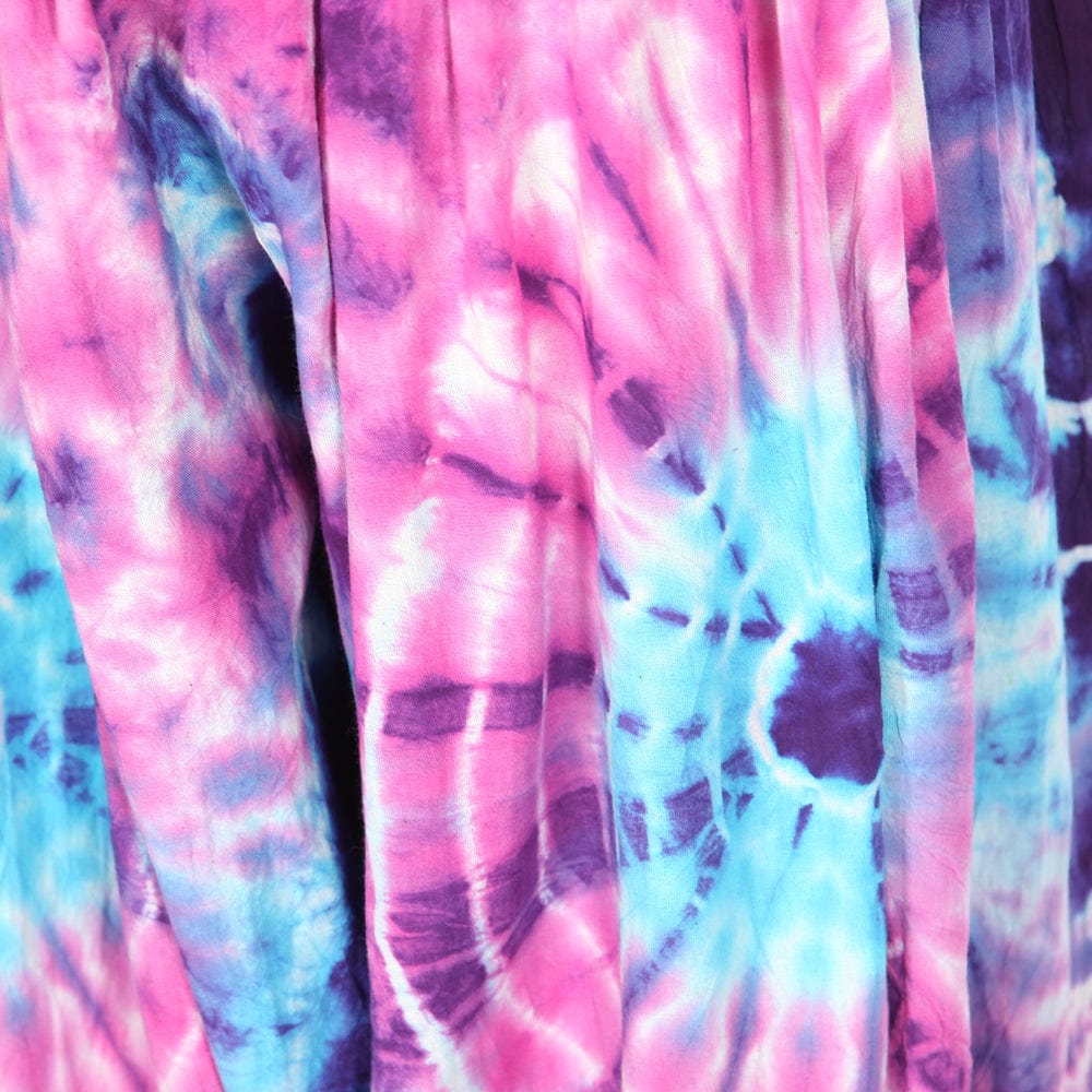 Men's Purple Tie Dye Genie Pants