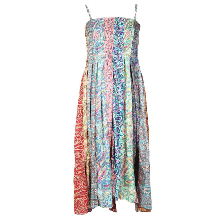 Patchwork Paisley Maxi Dress