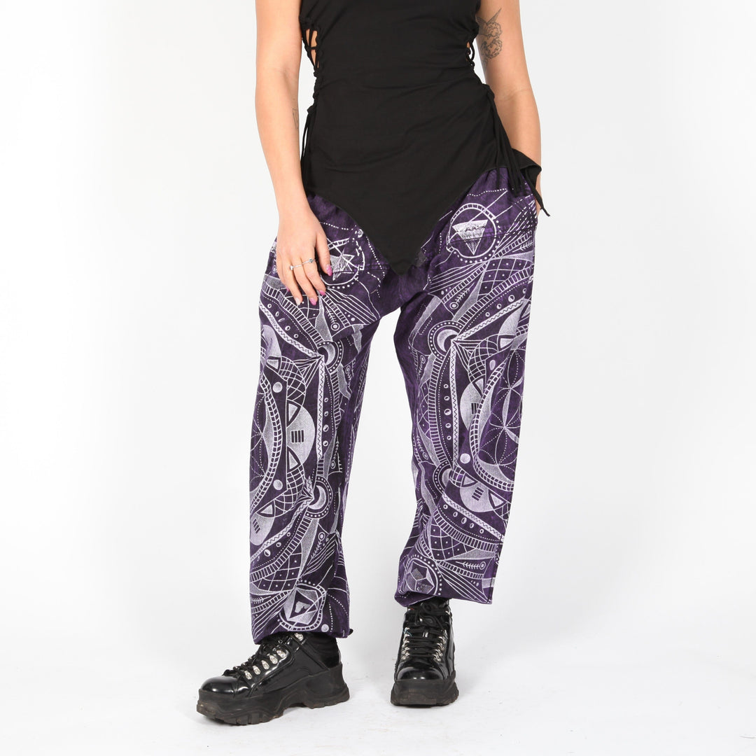 Printed Jogger Harem Pants