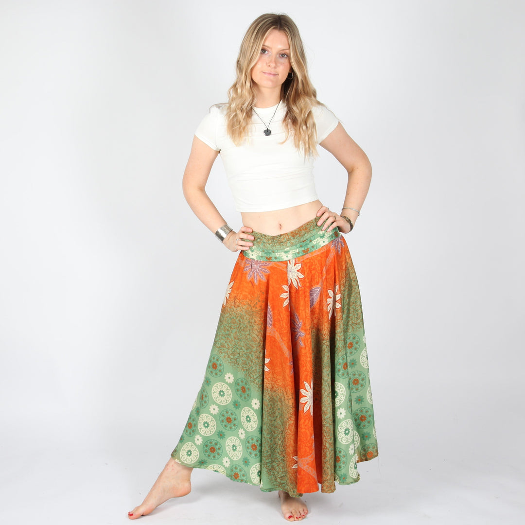 Recycled Sari Palazzo Trousers