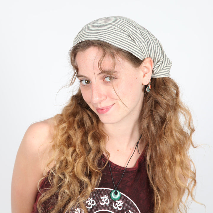 Pinstripe Cotton Headband