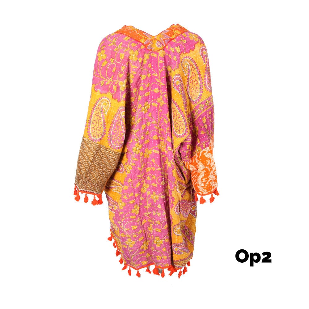 Open Kantha Shrug