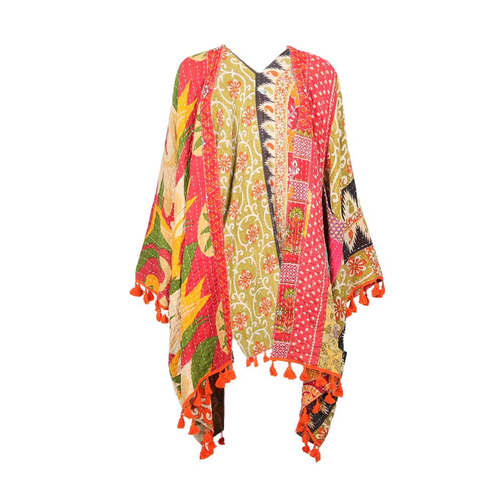 Open Kantha Shrug