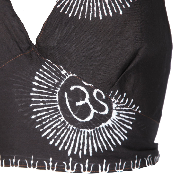 OM Print Halter Neck Top