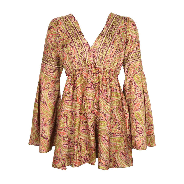 Paisley Bell Sleeve Blouse