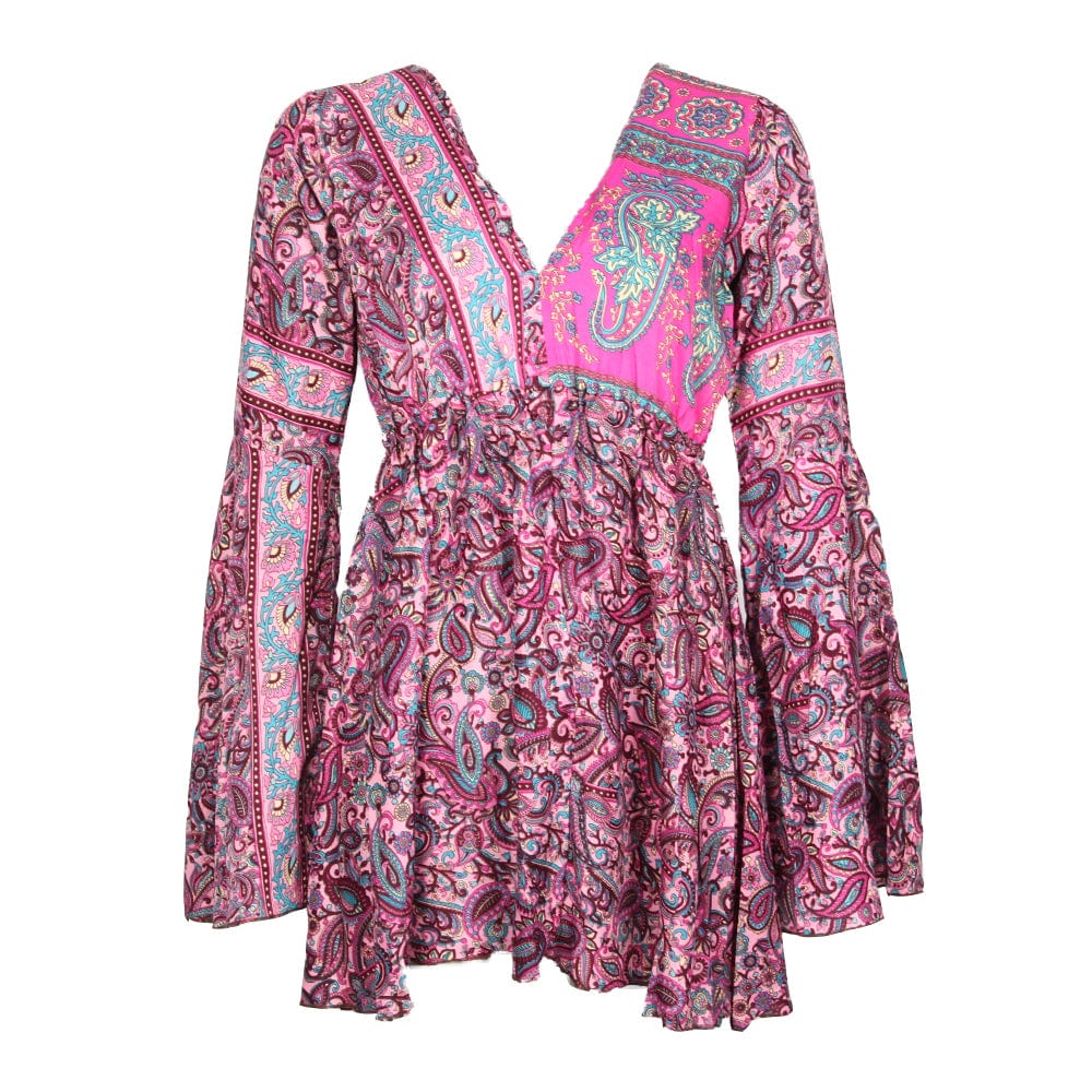 Paisley Bell Sleeve Blouse