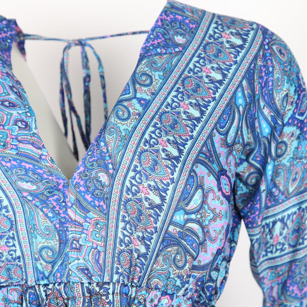 Paisley Bell Sleeve Blouse