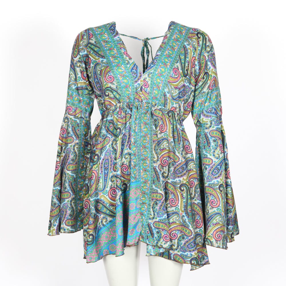 Paisley Bell Sleeve Blouse