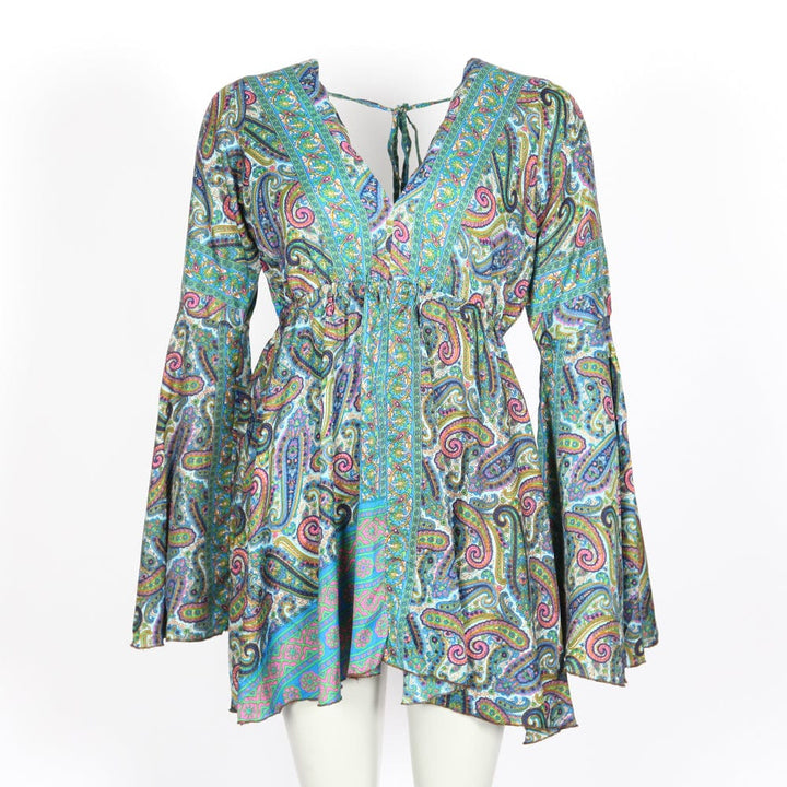 Paisley Bell Sleeve Blouse