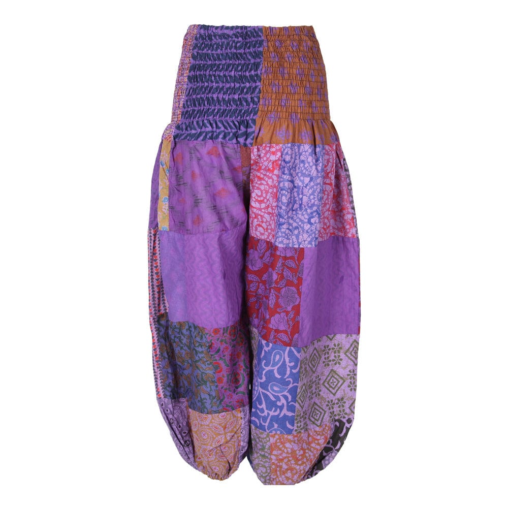 Patchwork Overdyed Genie Pants