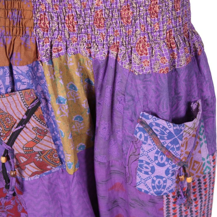 Patchwork Overdyed Genie Pants