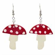 Mushroom Soapstone Earrings