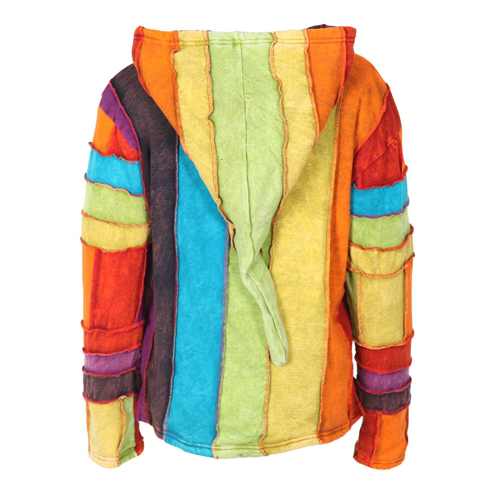 Rainbow Fleece Lined Hoodie