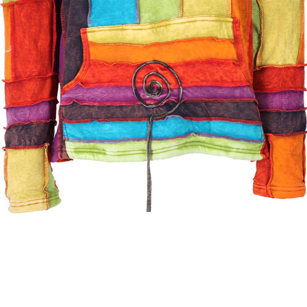 Rainbow Fleece Lined Hoodie