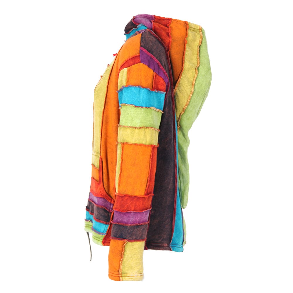 Rainbow Fleece Lined Hoodie