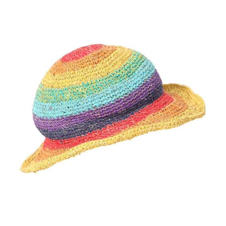 Rainbow Woven Hat