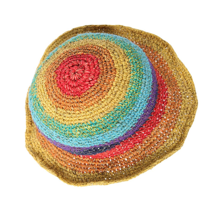 Rainbow Woven Hat