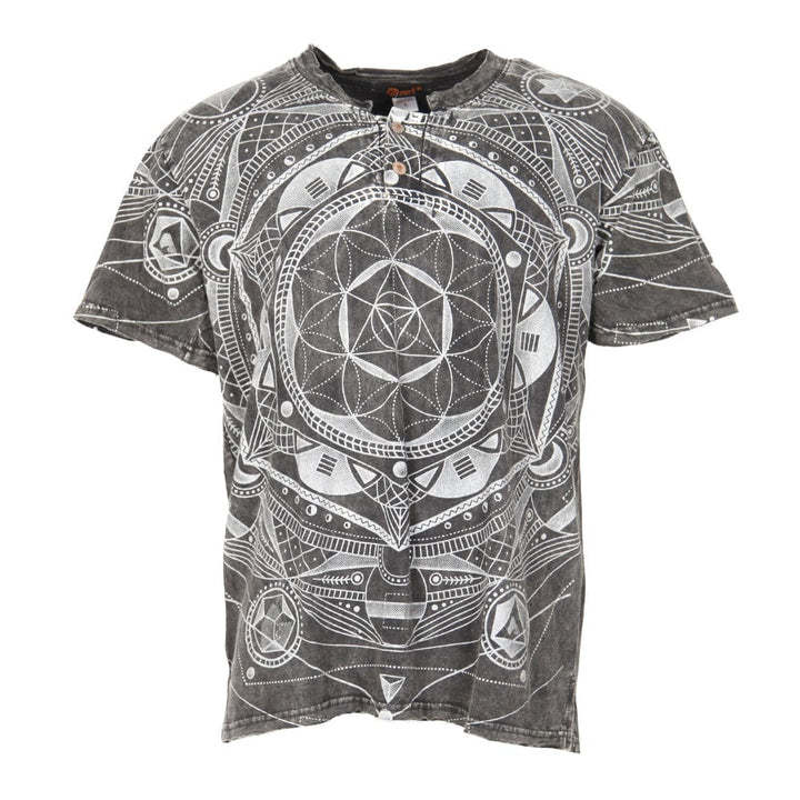 Overdyed Flower Of Life T-Shirt