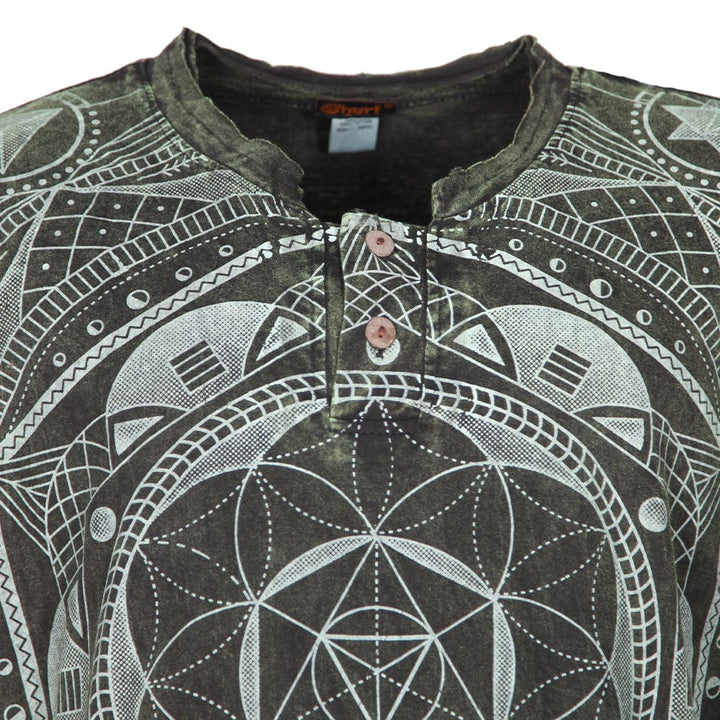 Overdyed Flower Of Life T-Shirt