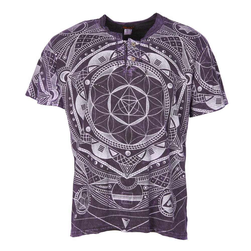 Overdyed Flower Of Life T-Shirt