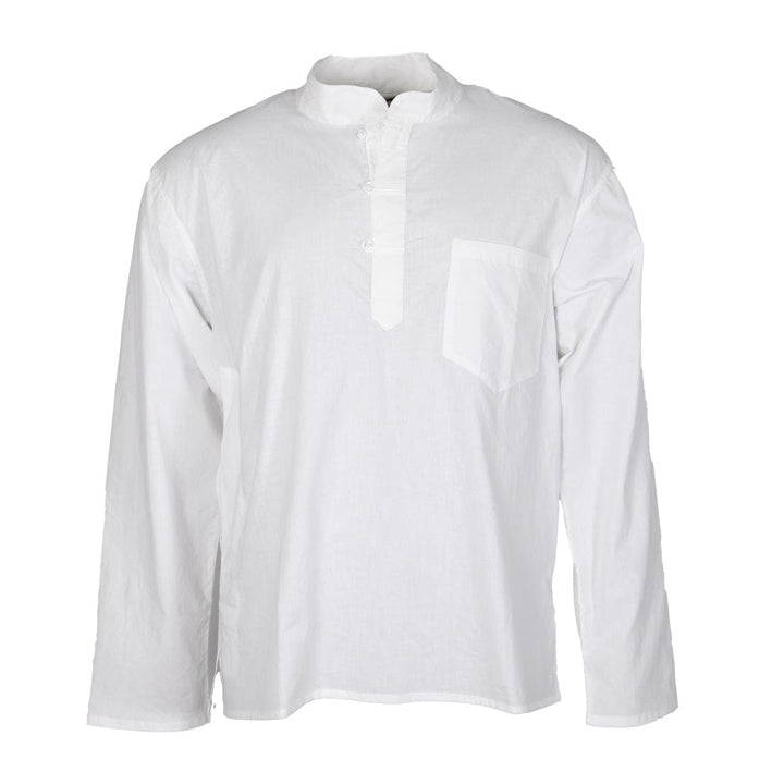 Premium Cotton Collarless Grandad Shirt